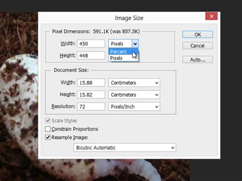 How to resize images in Photoshop .